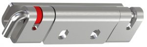 2408 Concealed hinge with retainer pin