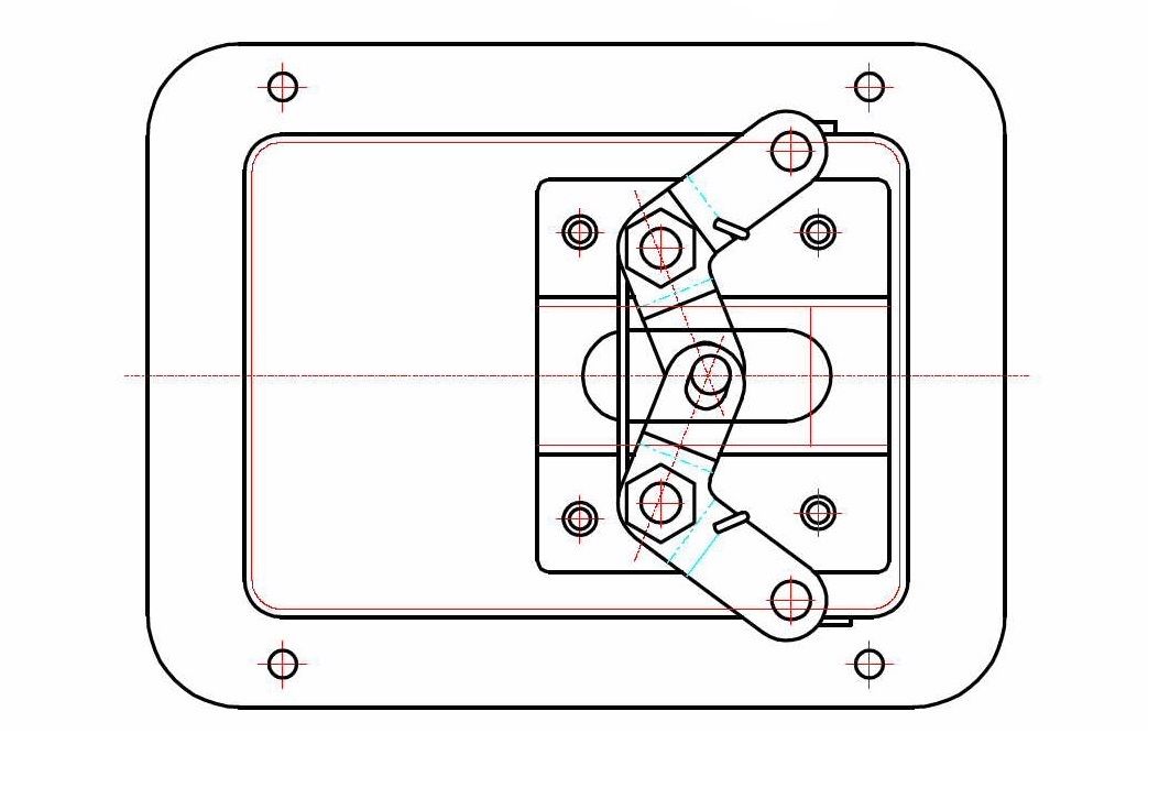 Paddle Latch Multipoint 10412 Concept Latch Lock & Hinge